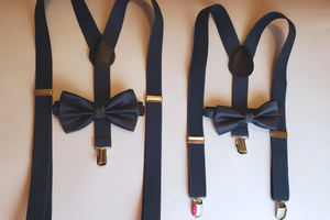 Daddy and Me Matching Bowties and Suspender Sets