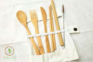 Bamboo Picnic Travel Cutlery Set