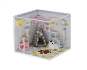 DIY Miniature Home Kit - Pet's Room - Educational Toy