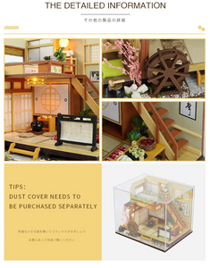 DIY Miniature Dollhouse Kit - Japanese Home - Educational Toy