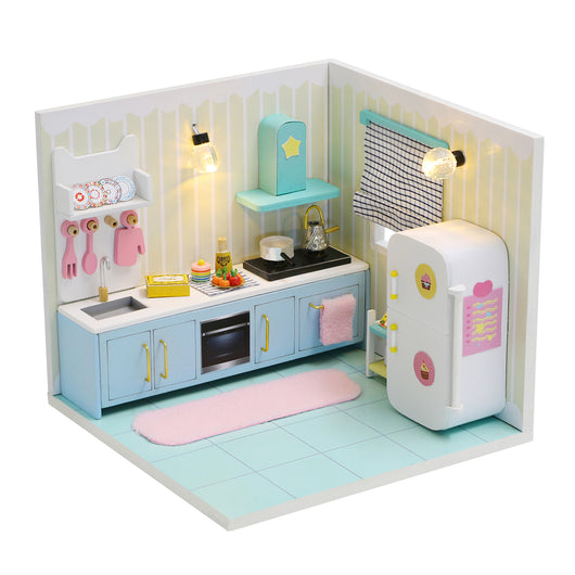 DIY Miniature Home Kit - Kitchen - Educational Toy