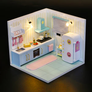 DIY Miniature Home Kit - Kitchen - Educational Toy