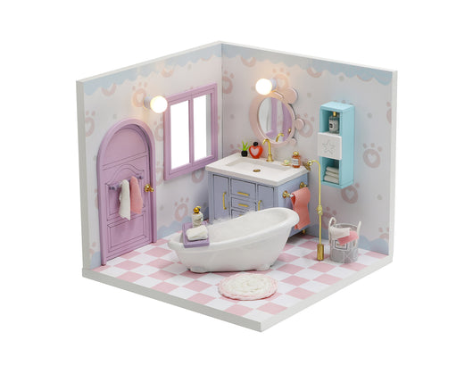 DIY Miniature Home Kit - Bathroom - Educational Toy