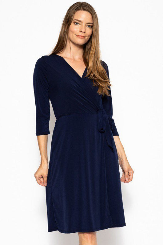 Midi 3/4 Sleeves Dress