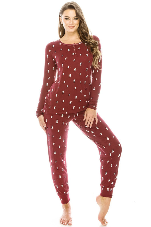 Flannel Pajama 2-Piece Set