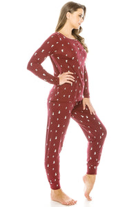 Flannel Pajama 2-Piece Set