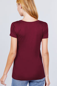 V-neck Rayon Jersey Top