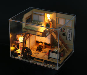 DIY Miniature Dollhouse Kit - Japanese Home - Educational Toy