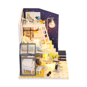 DIY Miniature Dollhouse Kit - A Boy's Dream Home - Educational Toy