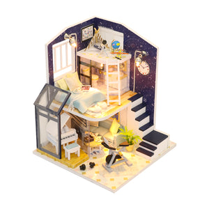 DIY Miniature Dollhouse Kit - A Boy's Dream Home - Educational Toy