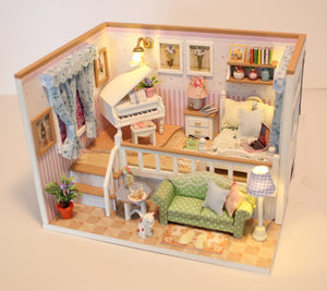 DIY Miniature Dollhouse Kit - Home Sweet Home - Educational Toy