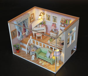 DIY Miniature Dollhouse Kit - Home Sweet Home - Educational Toy