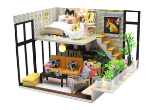 DIY Miniature Dollhouse Kit - Vacation Home - Educational Toy