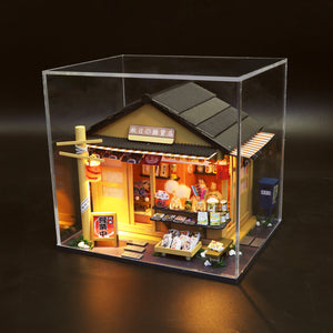 DIY Miniature Dollhouse Kit - Japanese Grocery Store - Educational Toy