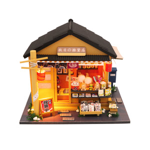 DIY Miniature Dollhouse Kit - Japanese Grocery Store - Educational Toy