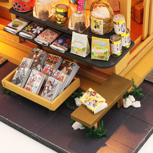 DIY Miniature Dollhouse Kit - Japanese Grocery Store - Educational Toy