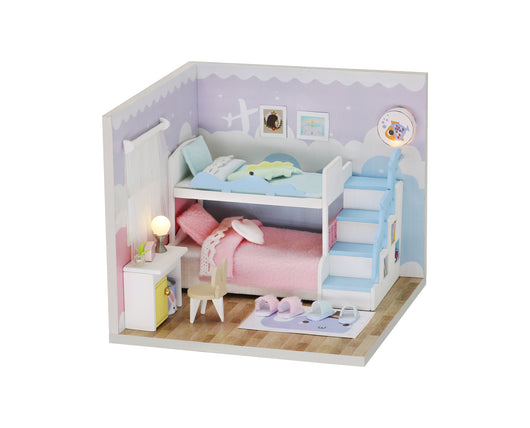 DIY Miniature Home Kit - Kids' Bedroom - Educational Toy