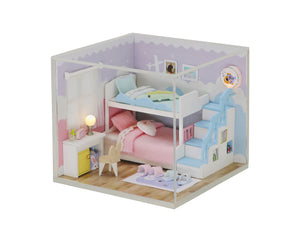 DIY Miniature Home Kit - Kids' Bedroom - Educational Toy