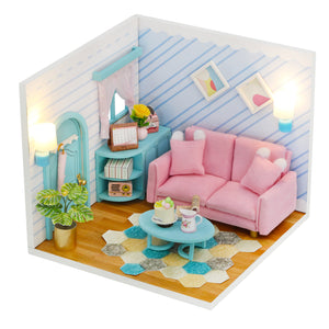 DIY Miniature Home Kit - Living Room - Educational Toy