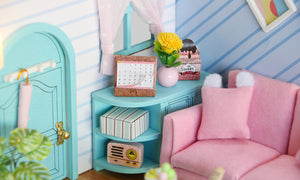 DIY Miniature Home Kit - Living Room - Educational Toy