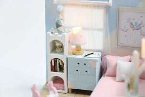 DIY Miniature Home Kit - Girl's Bedroom - Educational Toy