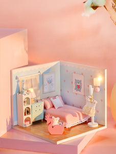 DIY Miniature Home Kit - Girl's Bedroom - Educational Toy