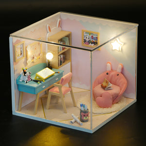 DIY Miniature Home Kit - Study Room - Educational Toy