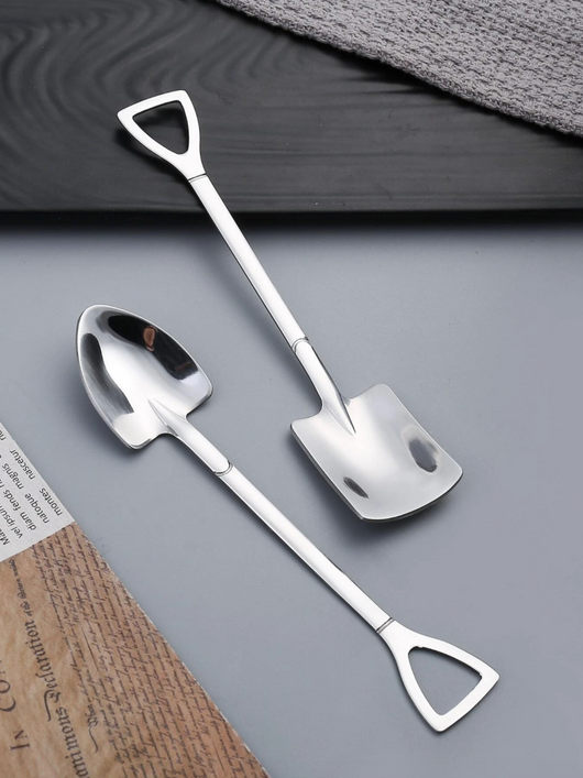 Shovel Dessert Spoons - Set of 2