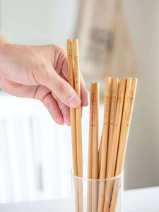 Set of 10 Wooden Chopsticks