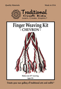 Finger Weaving Kit - Chevron