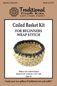 Coiled Basket Kit for Beginners - Wrap Stitch